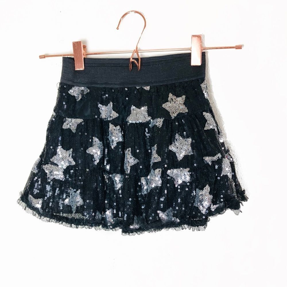 EUC Justice Girls Star Sequined Tutu 2T